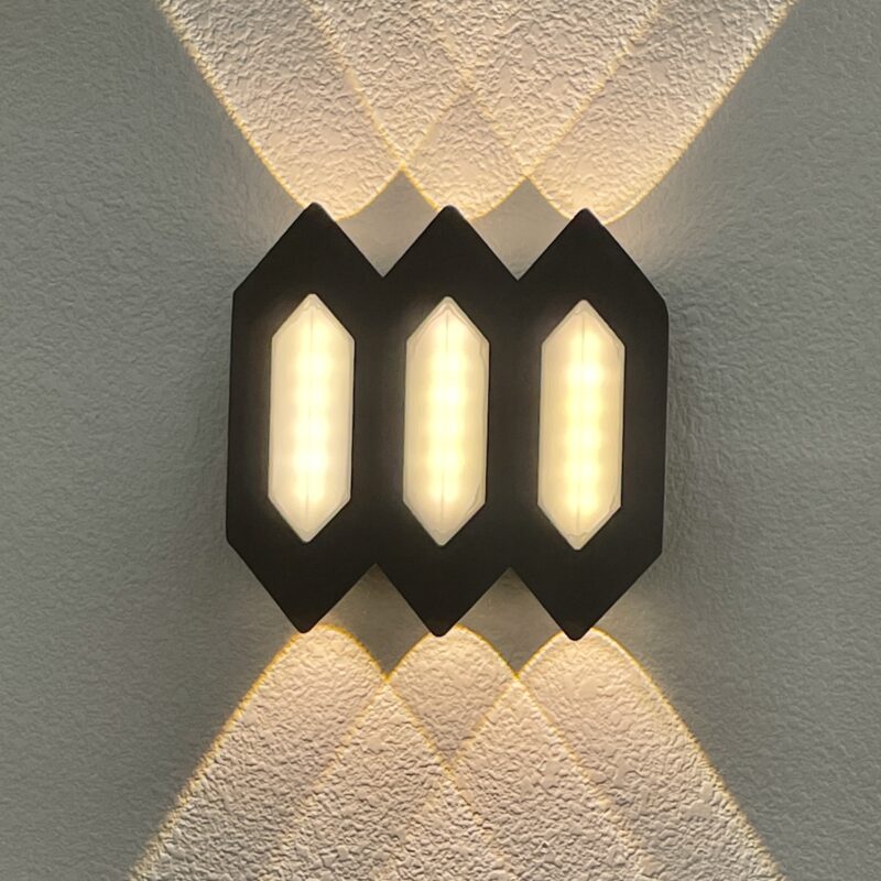 IMG_6206 3 LED Wall Light New design IP54 Supplier OEM Manufacturer
